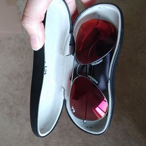 Red Ray Ban aviators